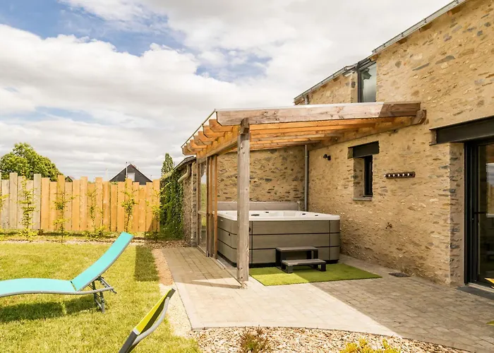 Longere Moderne Avec Spa, Billard, Babyfoot, Salle De Sport, Hammam, Et Wi-fi - Fr-1-306-1288 Feriehus Loireauxence