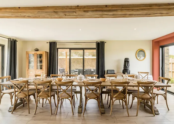 Longere Moderne Avec Spa, Billard, Babyfoot, Salle De Sport, Hammam, Et Wi-fi - Fr-1-306-1288 Feriehus